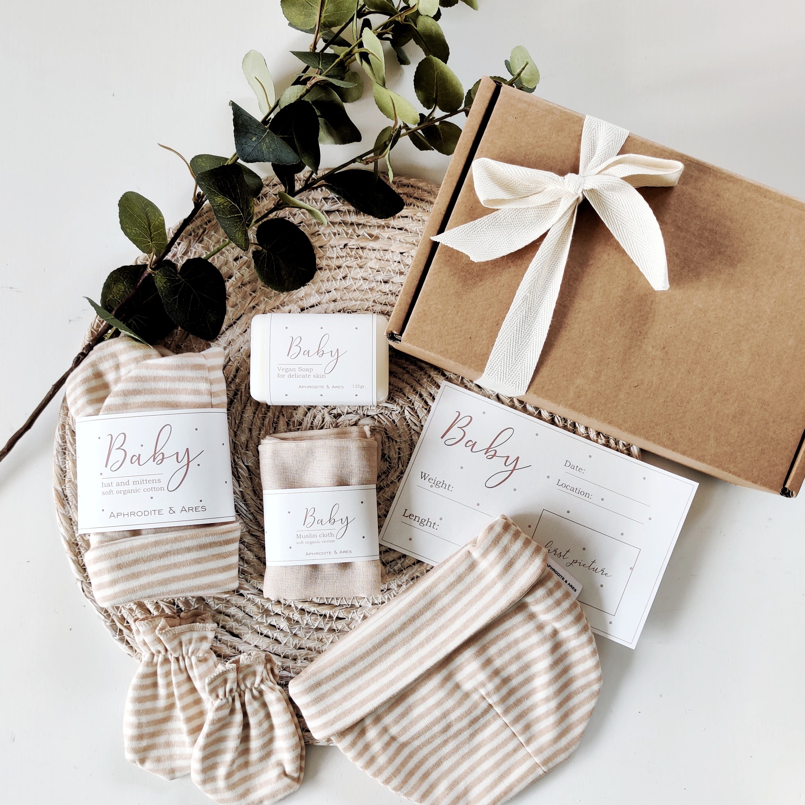 New Baby Sustainable Ecofriendly and Crueltyfree Gift Set Etsy