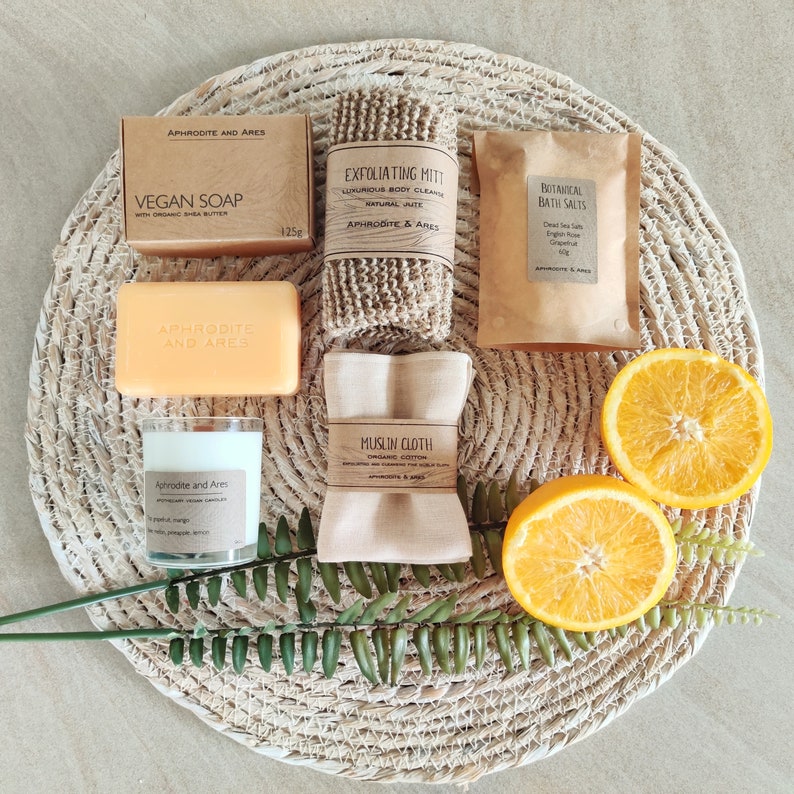 Pampering Vegan and Eco friendly Bath Gift set for her Etsy