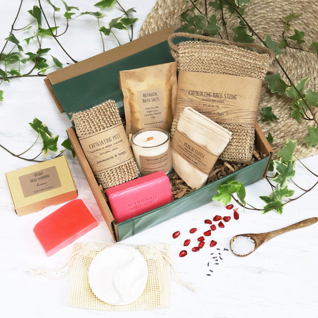 Pampering Vegan and Eco Friendly Bath Gift Set for Her Etsy UK