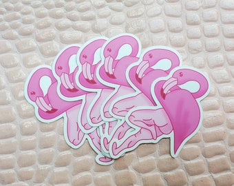 Flamingo Pinup Sticker
