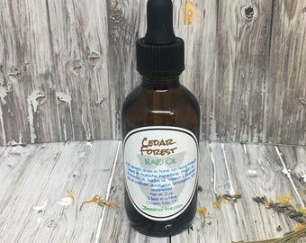 Cedar Forest Beard Oil - Beard Oil, Beard Oil and Balm, Beard Oil Balm, Gifts For Him, Beard Conditioner Products, Beard Grooming and Care