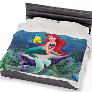 New Little Mermaid Plush Blanket!