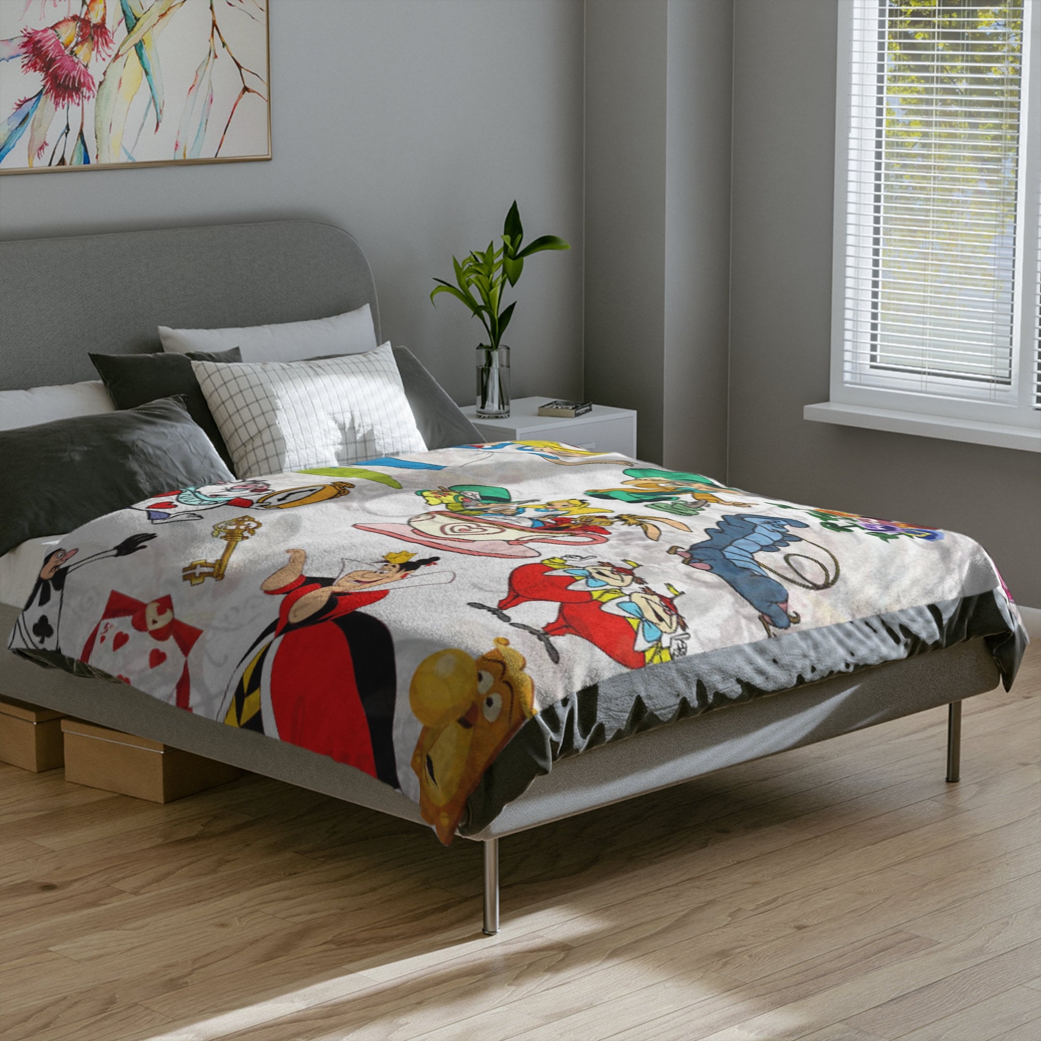 Discover Alice in Wonderland Fleece Blanket