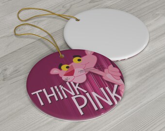 Pink Panther Christmas Ornament - Etsy