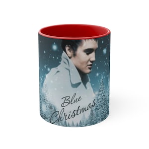 Rare Elvis Presley Coffee Mug ! (Christmas Edition)