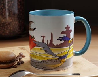 Koffiemok Road Runner en Coyote