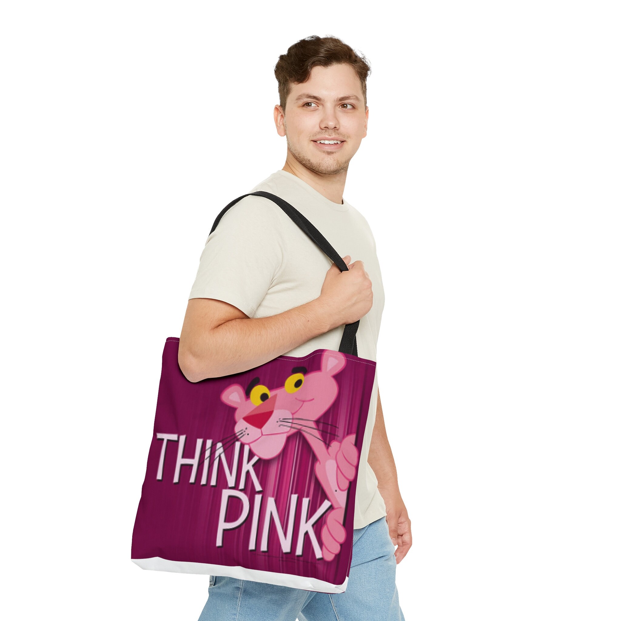 Pink panther tote bag sale