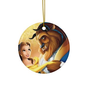 Beauty and the Beast Christmas Ornament