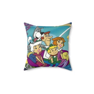 The Jetsons Square Pillow