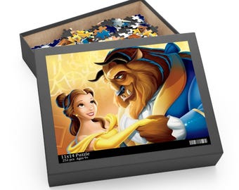 Beauty and the Beast Puzzle (120, 252, 500-Piece)