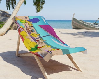 The Simpsons Beach Towel