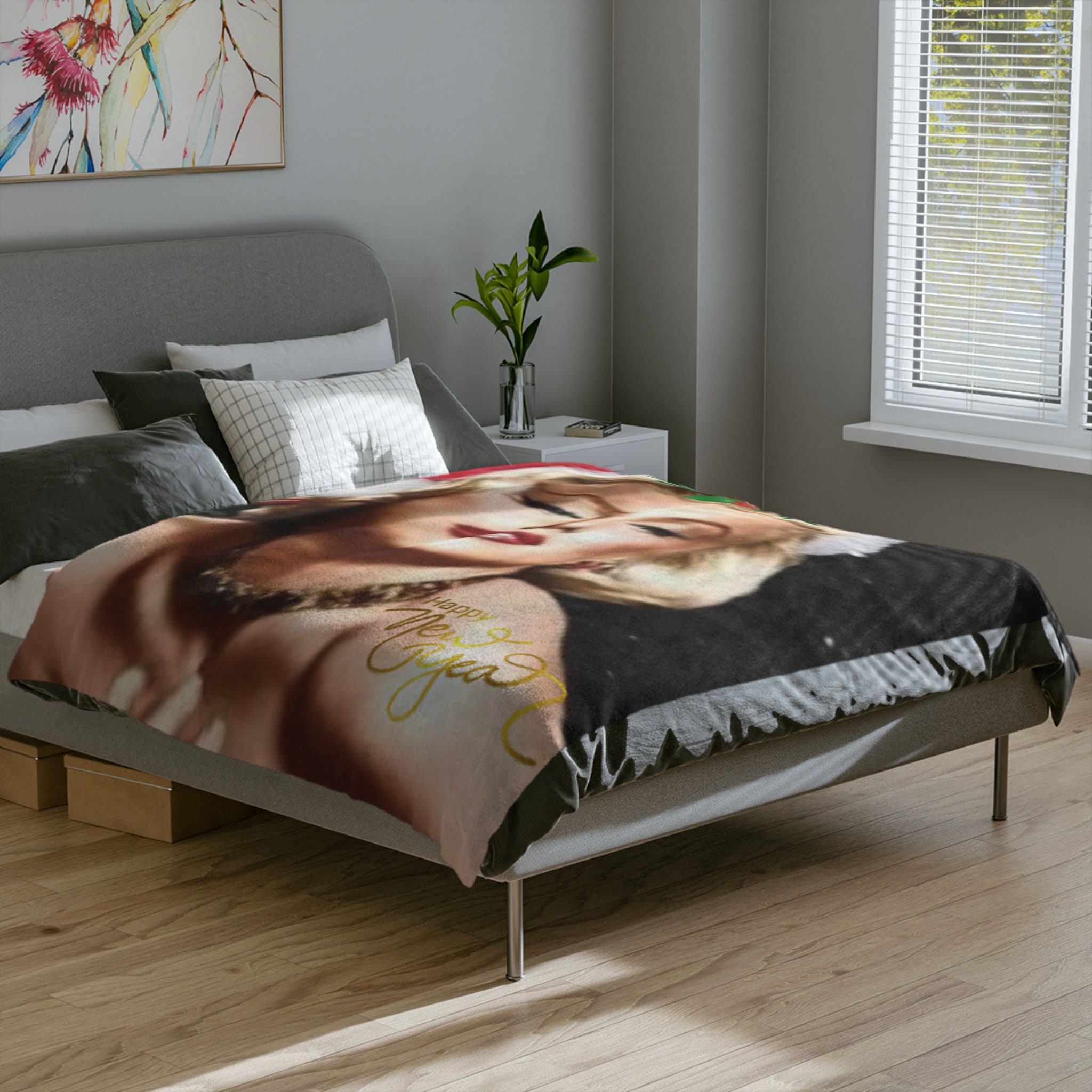 Discover Marilyn Monroe Christmas Fleece Blanket