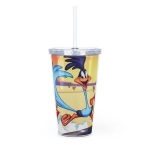 Road Runner and Coyote Kids Cup w/ Lid & Straw