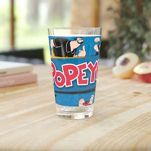 Popeye 16oz Pint Glass