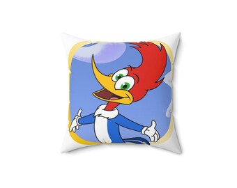 Woody Woodpecker Square Pillow