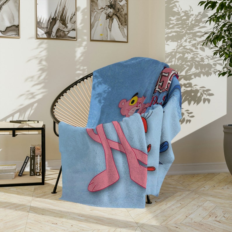 The Pink Panther Blanket Etsy