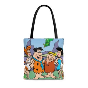 New The Flintstones Tote Bag