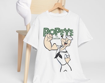 Neues Popeye Baumwoll T-Shirt