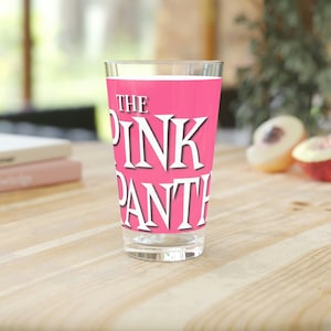 The Pink Panther 16oz Pint Glass