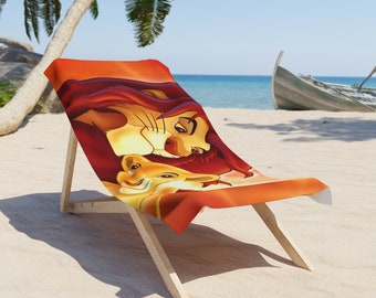 Simba Lion King Beach Towel