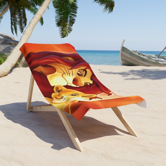 Simba Lion King Beach Towel Etsy