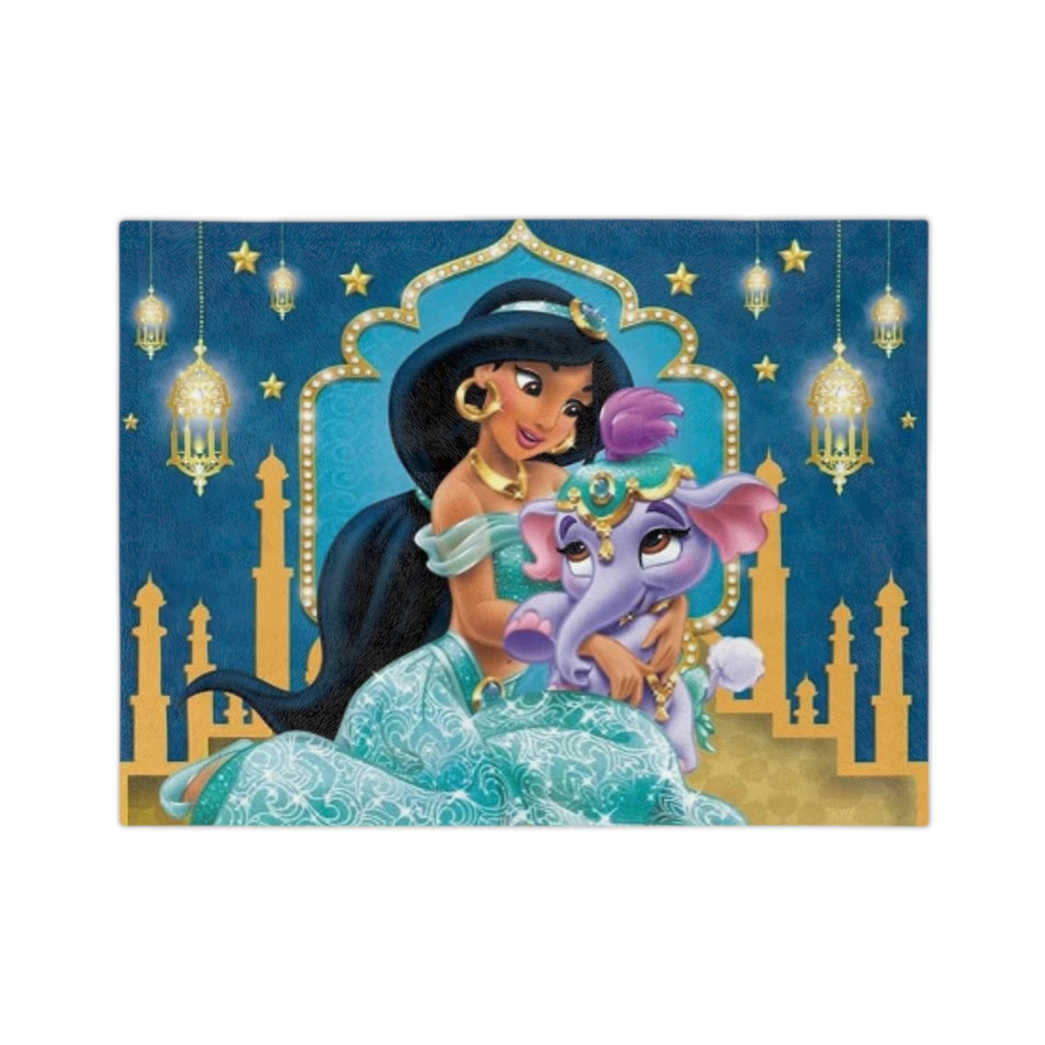 New Princess Jasmine Blanket Etsy