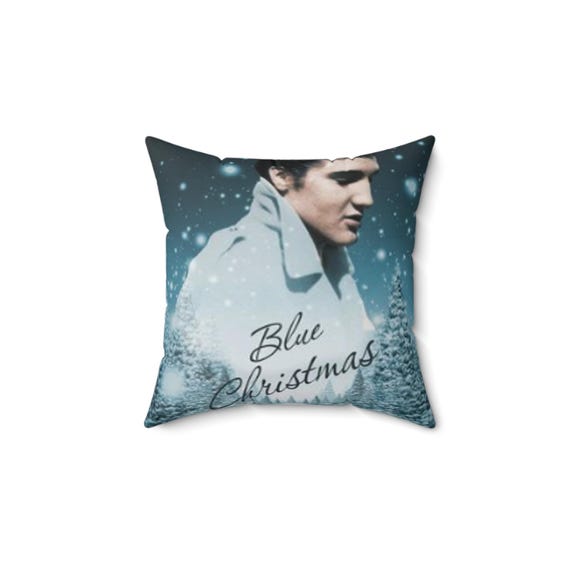 Elvis Presley Square Pillow