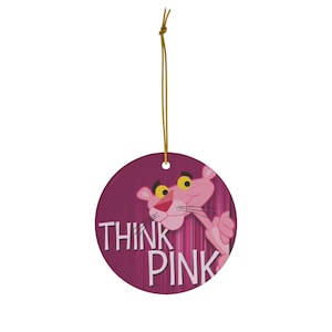 Pink Panther Christmas Ornament