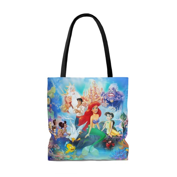 CafePress Mermaid Pirate Under The Sea Tote Bag – Natural Canvas Reusable Shopping Bag With Fun Print - View #8