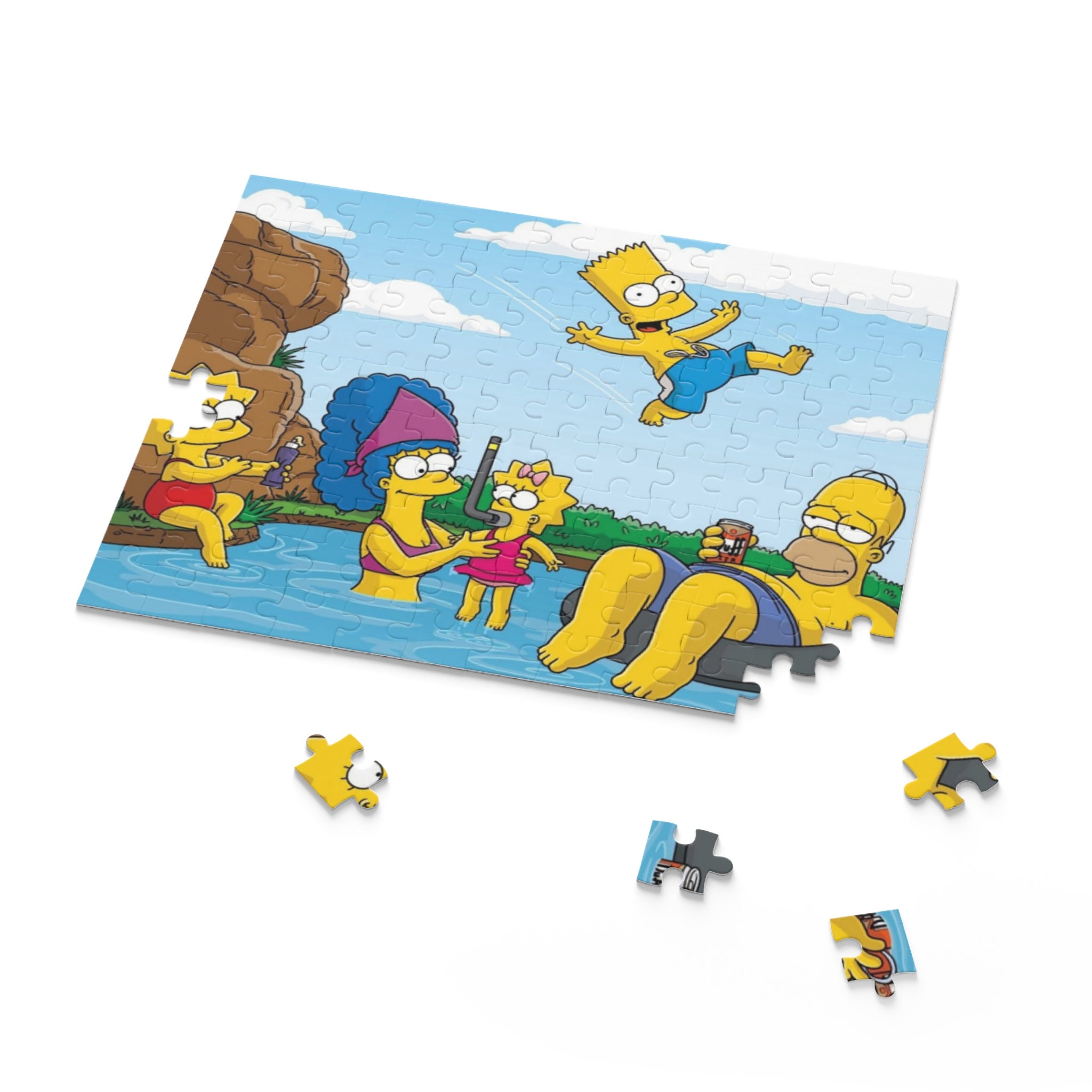 Puzzle simpsons sale