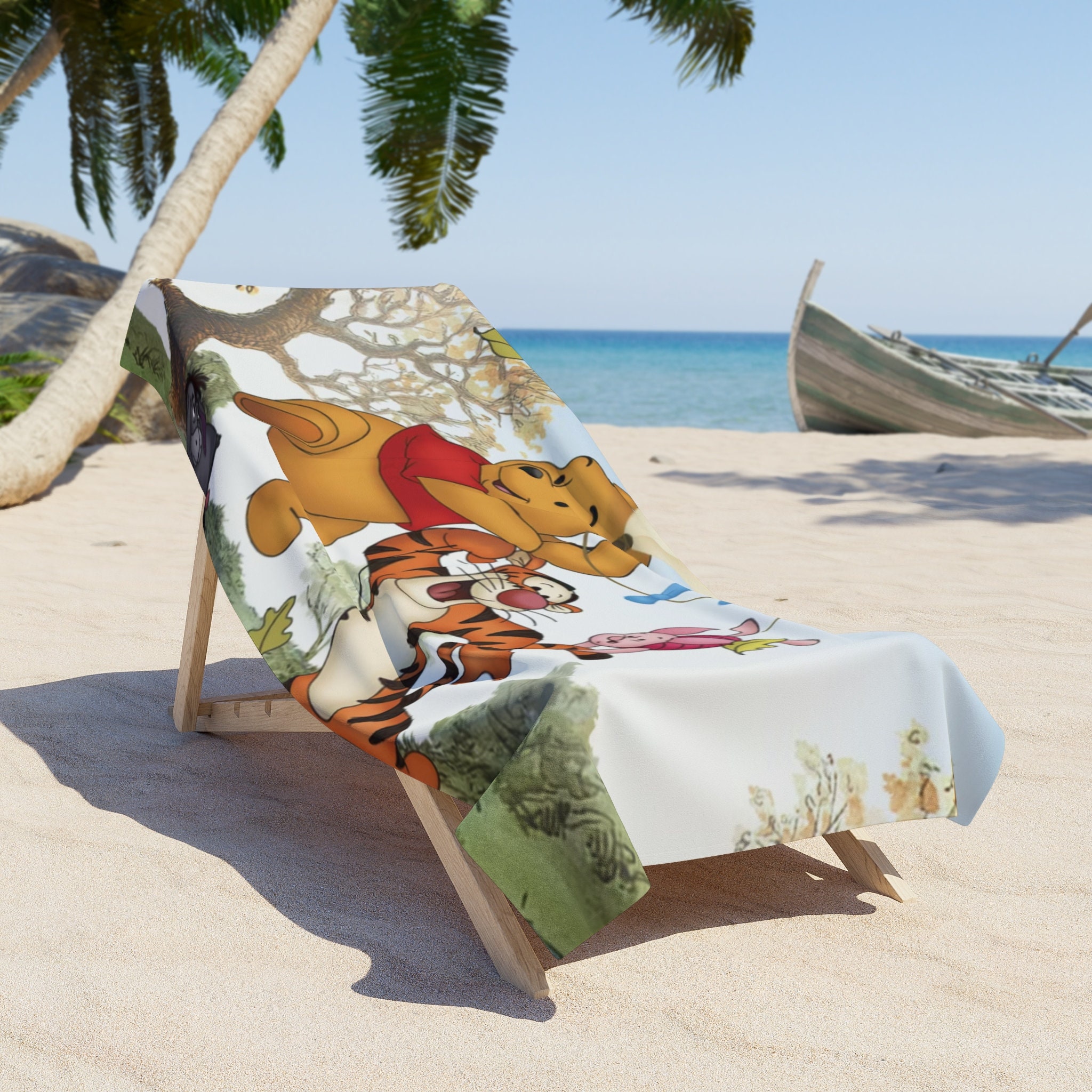 Winnie the pooh beach towel hotsell