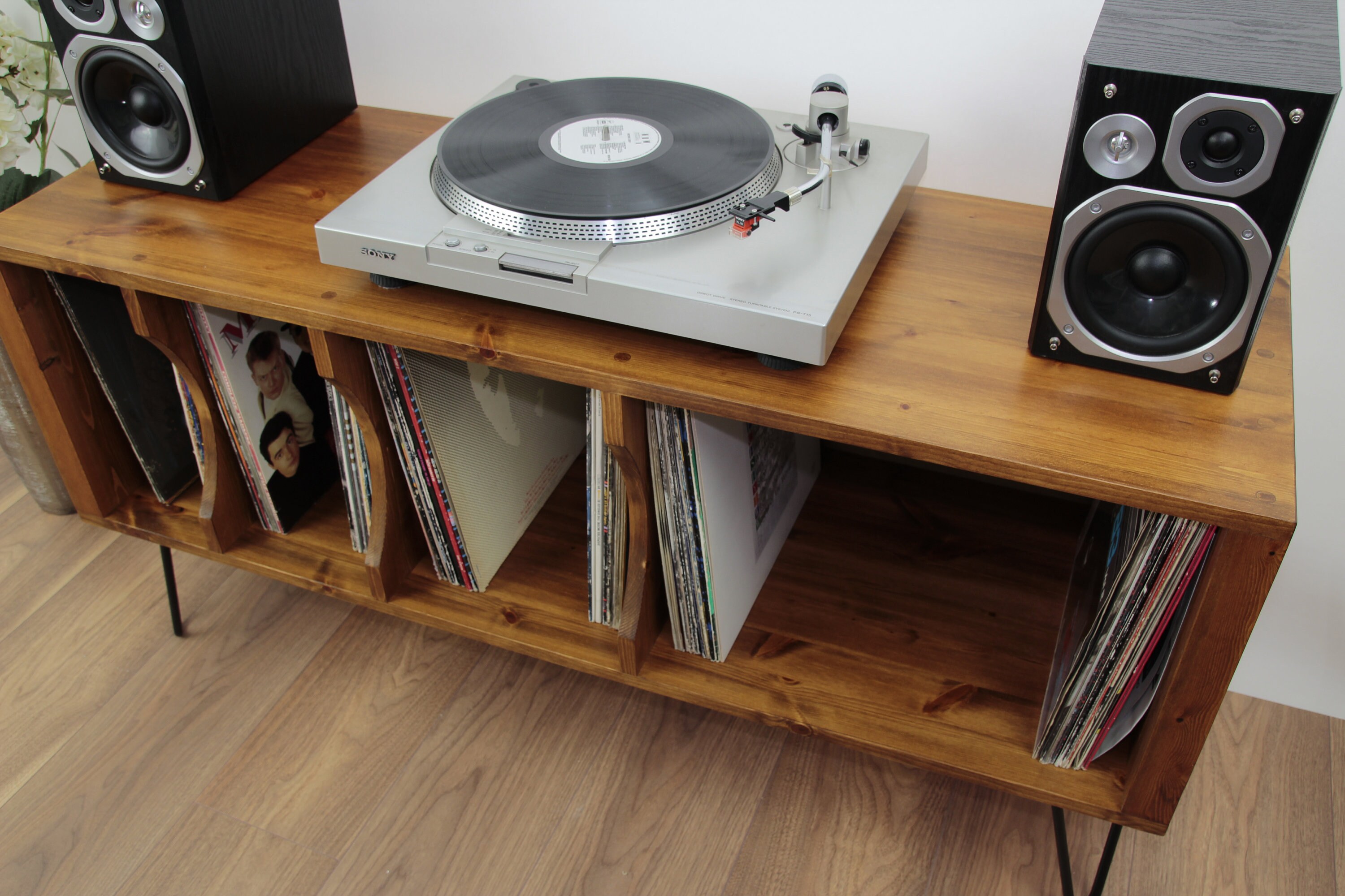 Industri le Platenspeler Opname Meubels TV meubel Haarspeld Etsy
