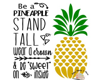 Download Pineapple quote svg | Etsy