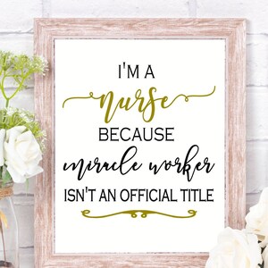 Nurse svg cut file, funny Nurse svg, Nurselife t-shirt idea, Miracle worker svg Nurse graduation svg Nurse quote svg Nursing school svg file