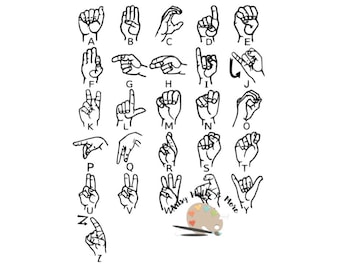 Download I love you sign language SVG clipart cut file svg png Jpg ...