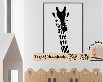 Download Free Giraffes Bundle Svg Wild And Free Giraffe Silhouette Svg Cut Etsy SVG Cut Files
