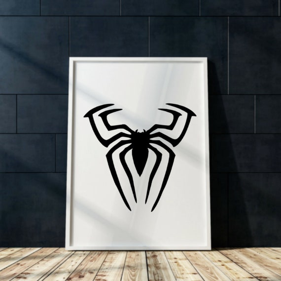 Spiderman Print Printable Wall Art Spider Silhouette Printable Wall Art Boy S Bedroom Spiderman Theme Print Home Decor Spiderman Wall Decor
