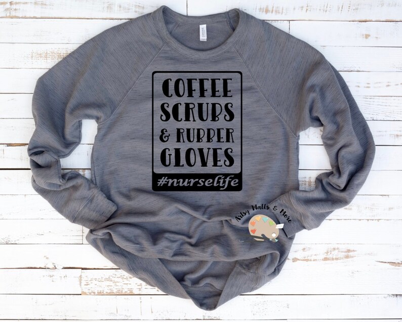 Download Coffee scrubs and rubber gloves nurselife svg cut file ...