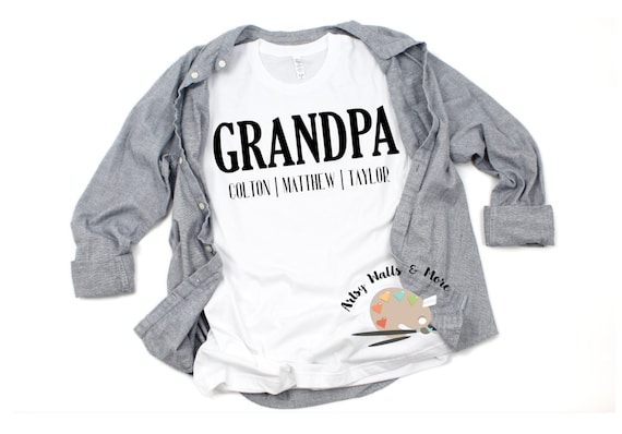 Download Custom Svg File Grandpa And Children S Names Svg Cut File Etsy