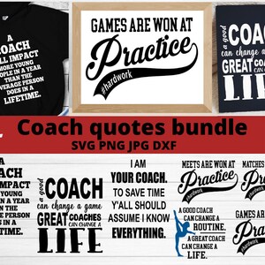 Coach quotes svg Bundle, Coach svg, DIY Coach gifts svg png jpg dxf files, coach sayings svg bundle, gymnastics coach svg, Track coach svg