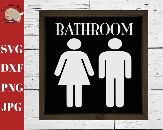 Männliche und weibliche lustig Toilette Zeichen Herren Damen Tür Aufkleber WC Bad Aufkleber