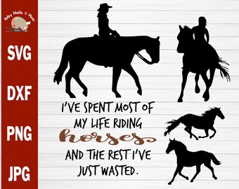 horse bundle svg cut file horse silhouettes quote svg horse clipart bundle svg file Silhouette Cricut horse lover svg birthday bedroom decal