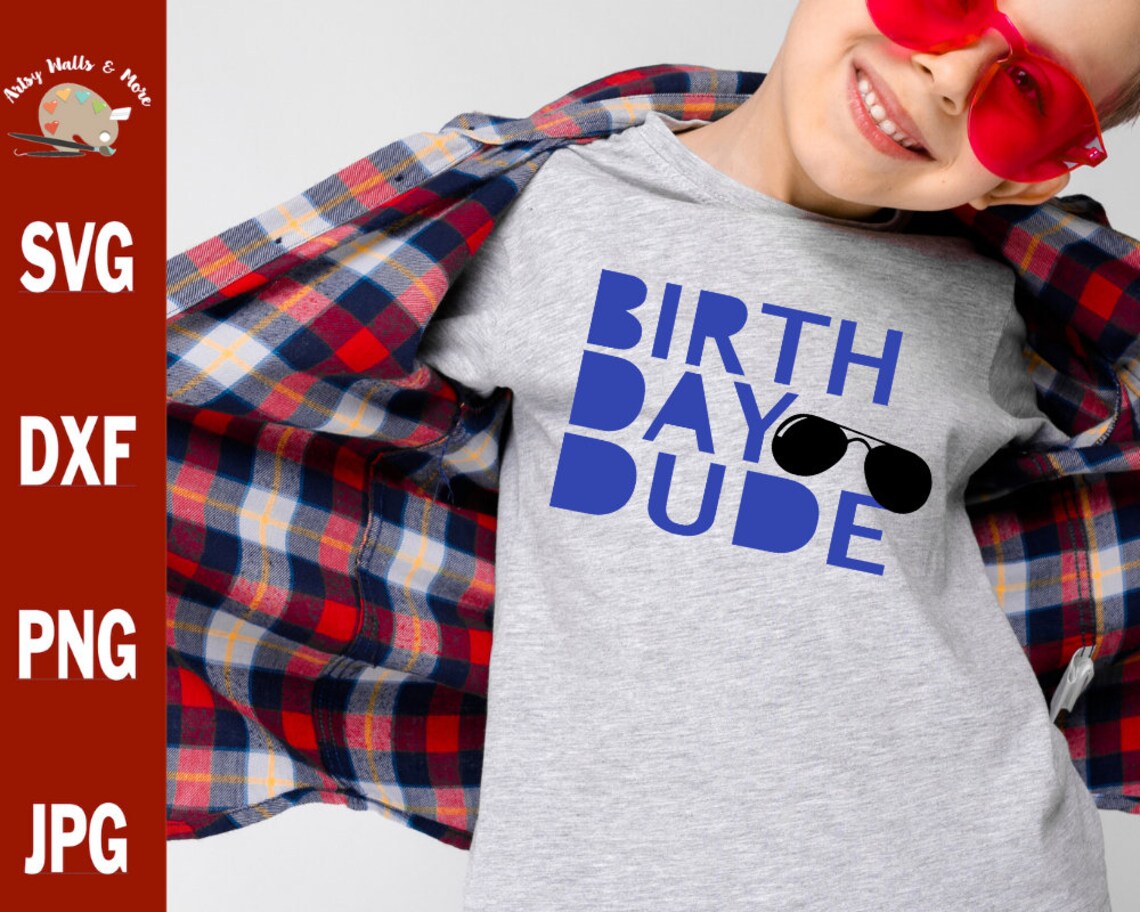 Download Birthday dude sunglasses SVG png jpg CUT file digital | Etsy