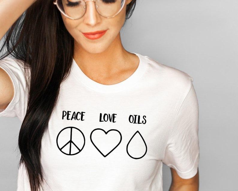 Peace Love Oils Svg CUT FILE Essential Oils Svg Doterra Svg Etsy