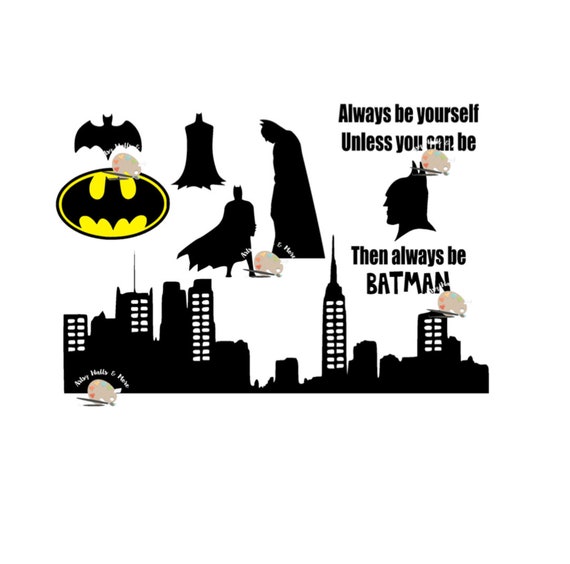 Batman Logo Masque Svg Toujours Etre Vous Meme Citation De Etsy