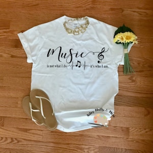 Música não é o que eu faço, é quem eu sou svg cut file amante da música svg cut file músico camiseta decalque de parede Silhueta Cricut música batimento cardíaco svg