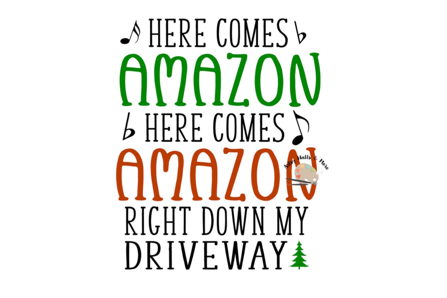 here comes amazon t shirt