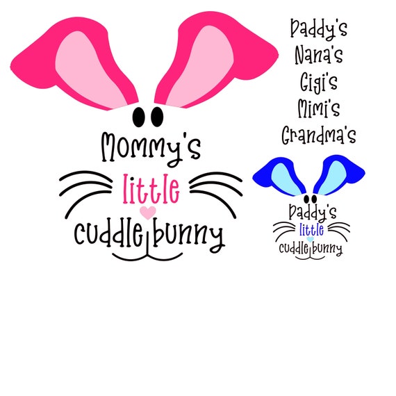 Download Cuddle Bunny Svg Cut File Girl Easter Svg Easter Baby Boy Etsy