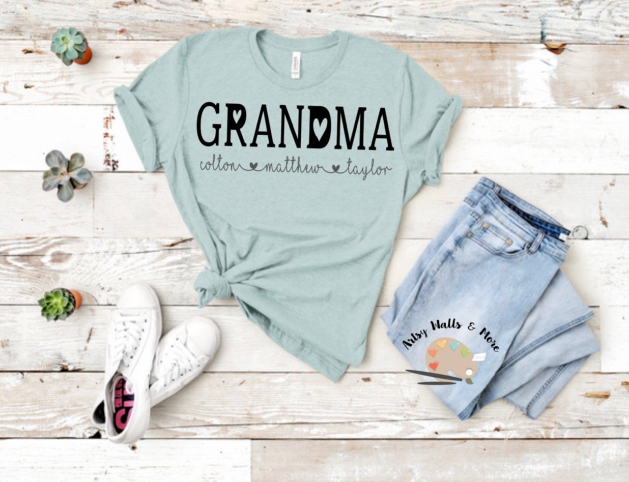 Download Custom Svg File Grandma And Children S Names Svg Cut File Etsy