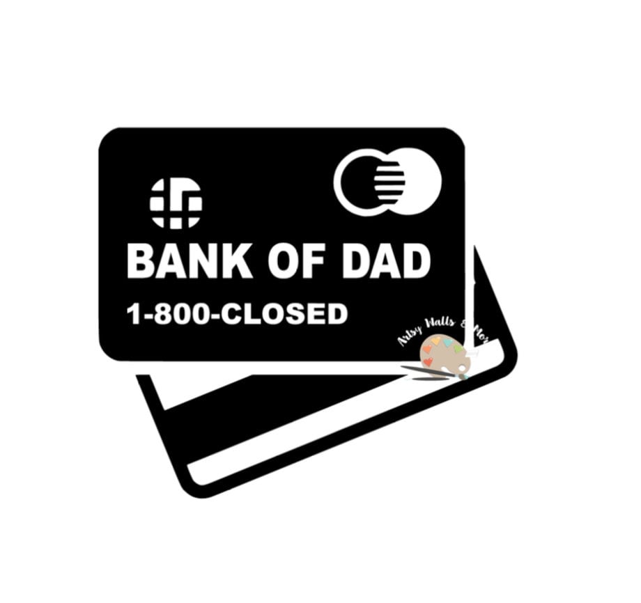 Download Bank of Dad svg cut file funny Father's Day svg for | Etsy